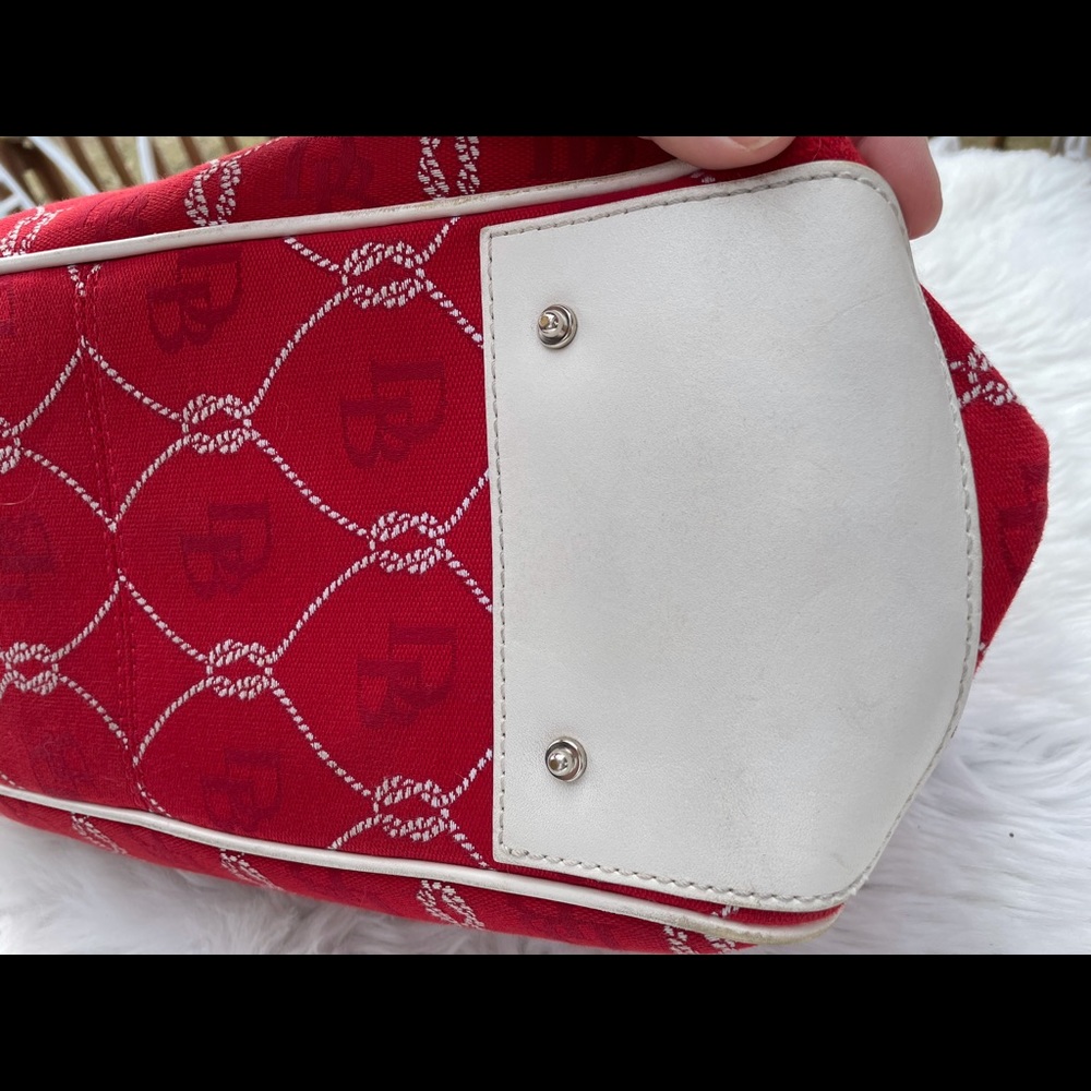 Dooney & Bourke Red & White Nautical bag - Picture 14 of 16